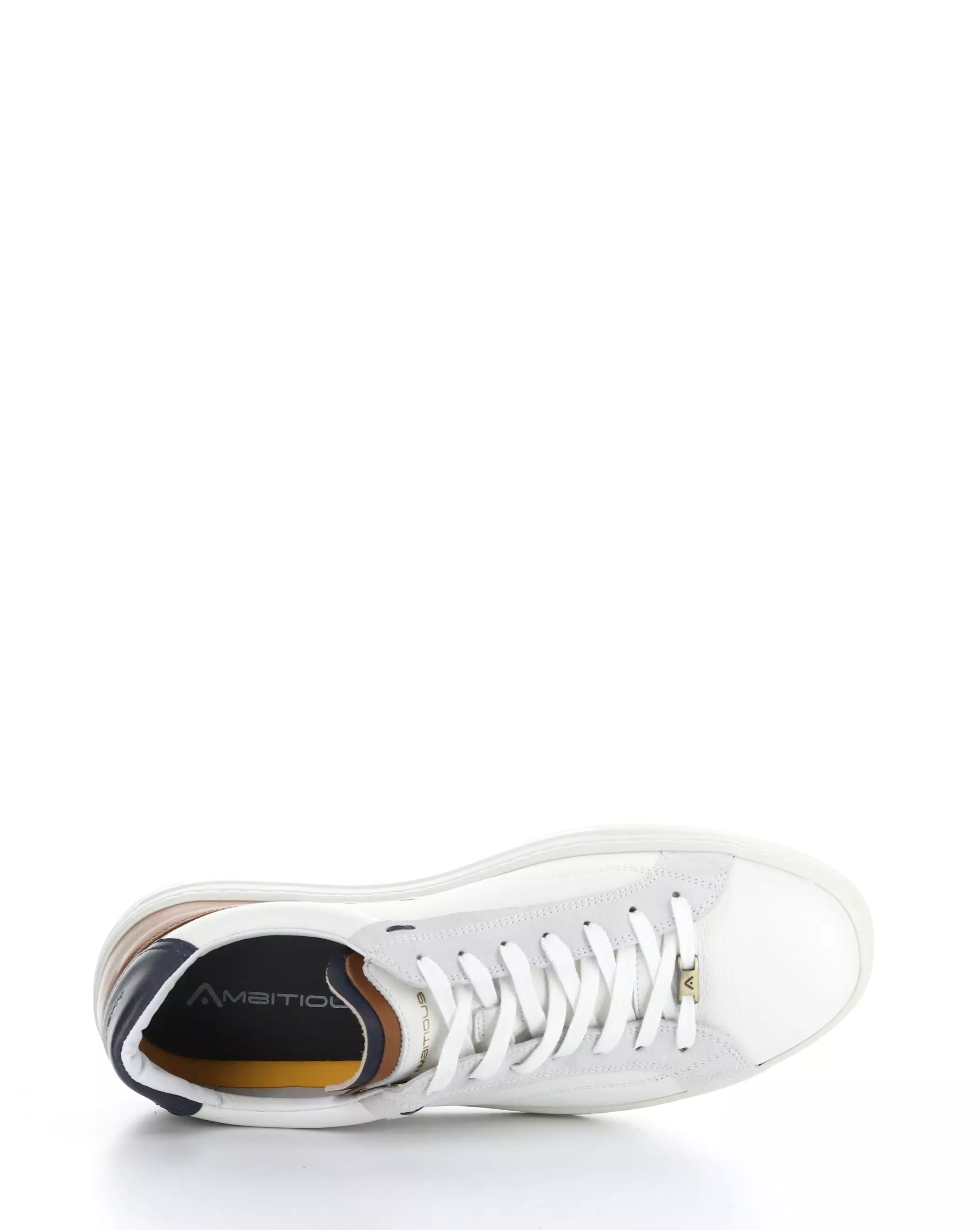 11218 OFF WHITE/COGNAC Lace-up Shoes