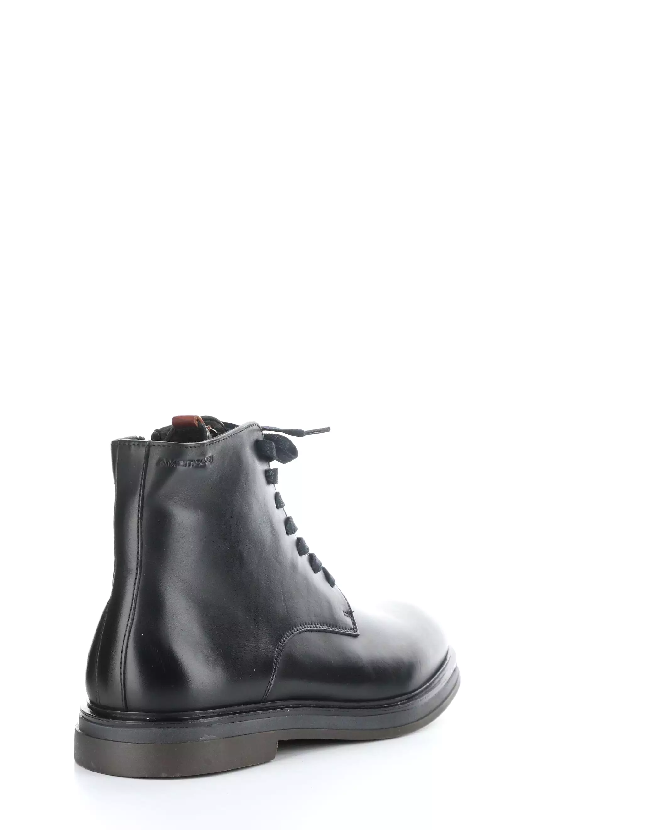 12325 BLACK Round Toe Boots