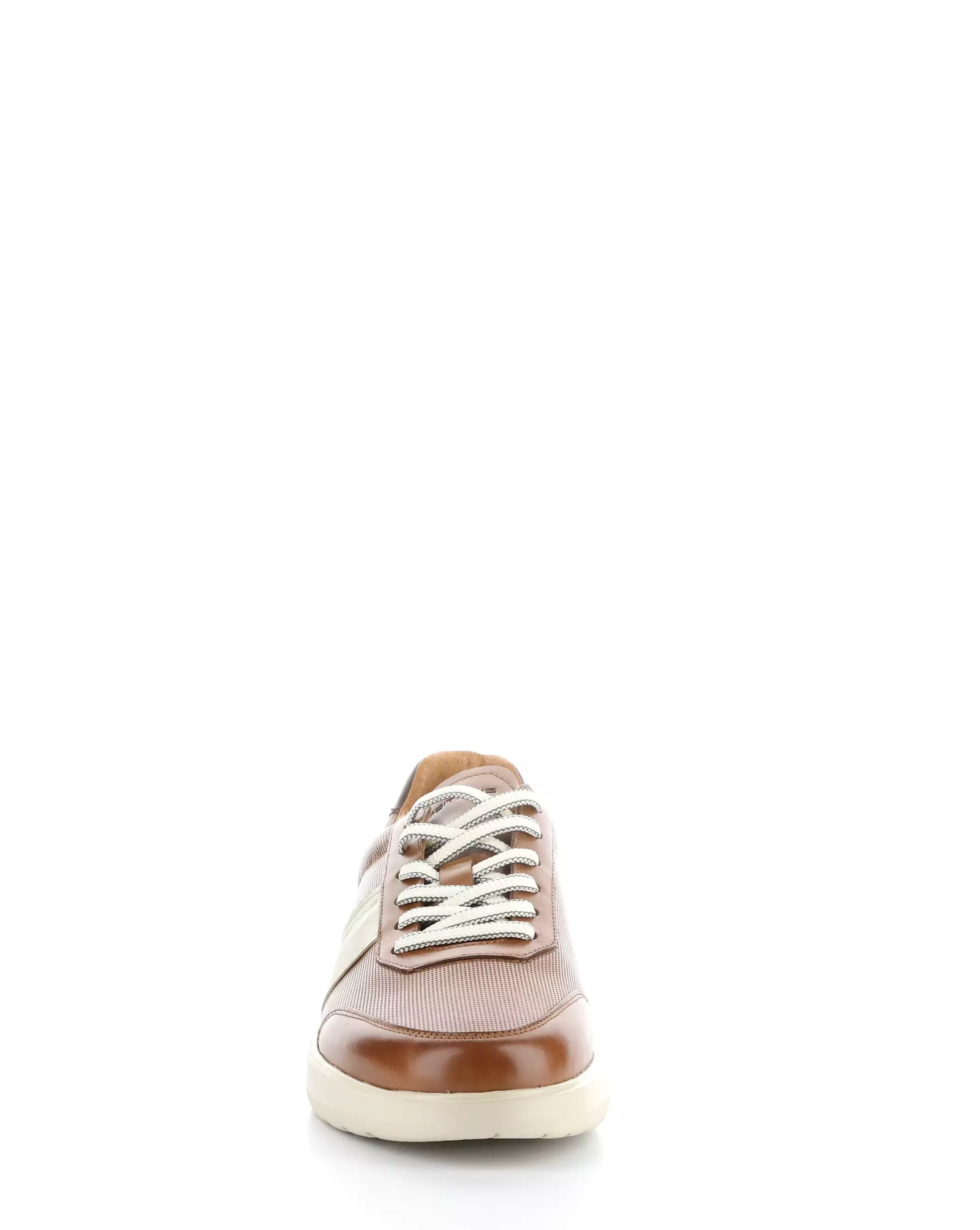 12863 COGNAC/BEIGE Lace-up Shoes