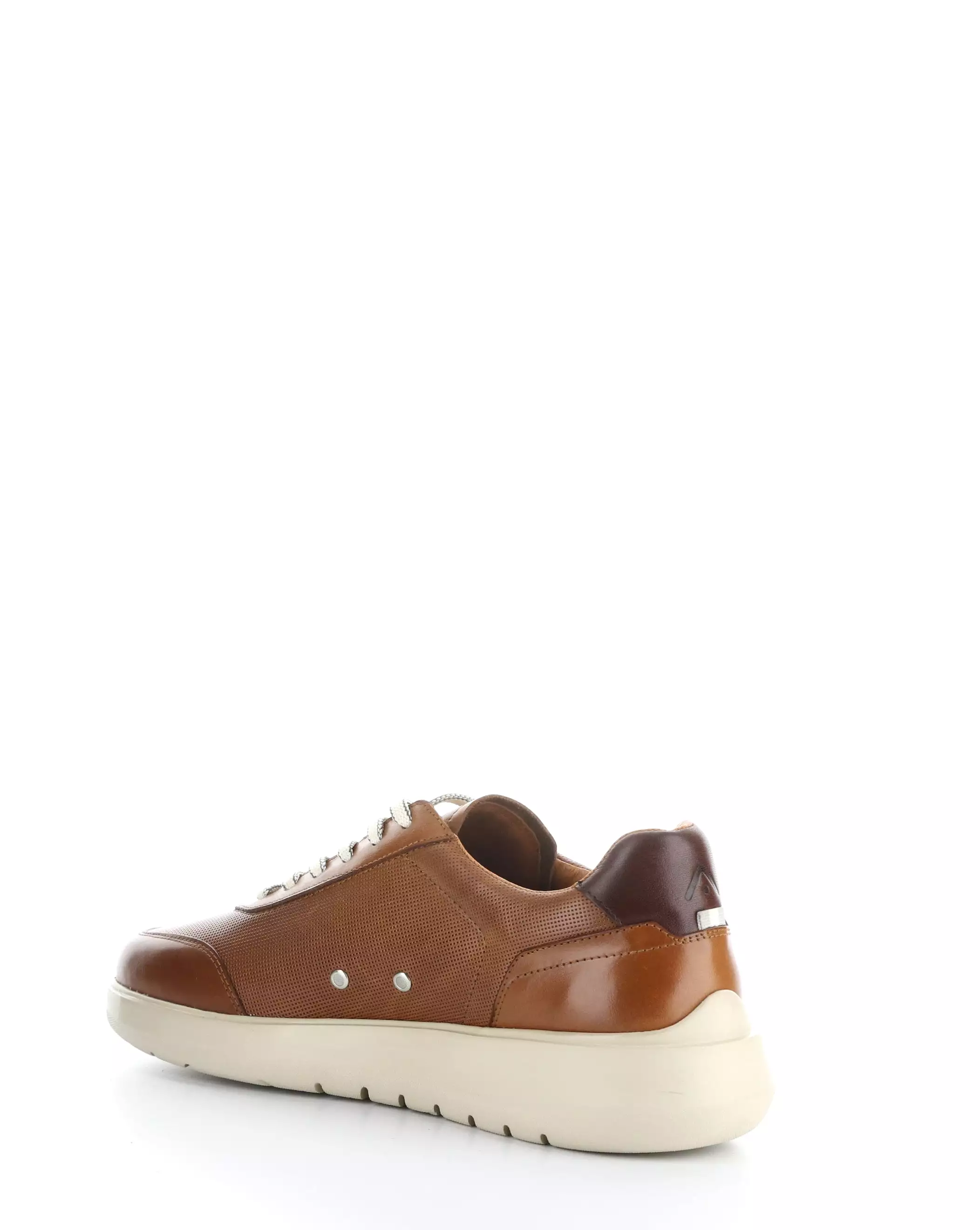 12863 COGNAC/BEIGE Lace-up Shoes