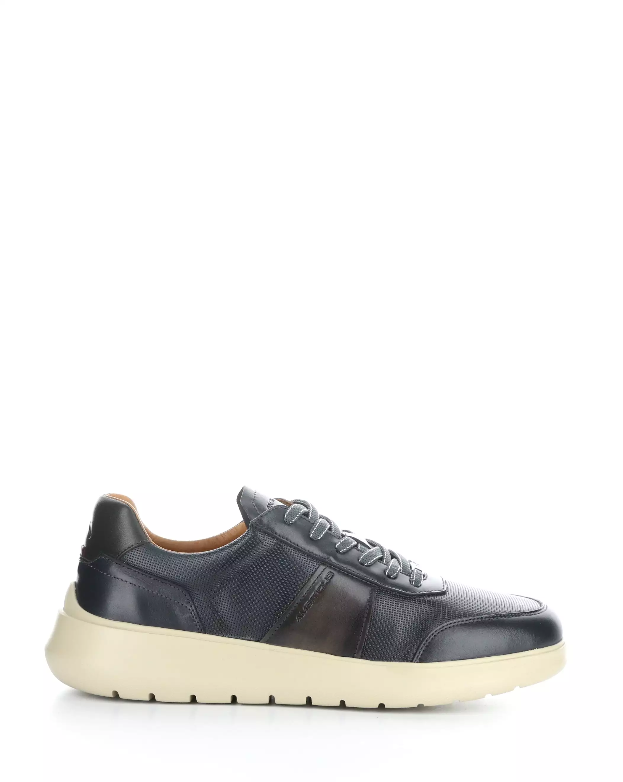 13115 ANTHRACITE/BROWN Lace-up Shoes