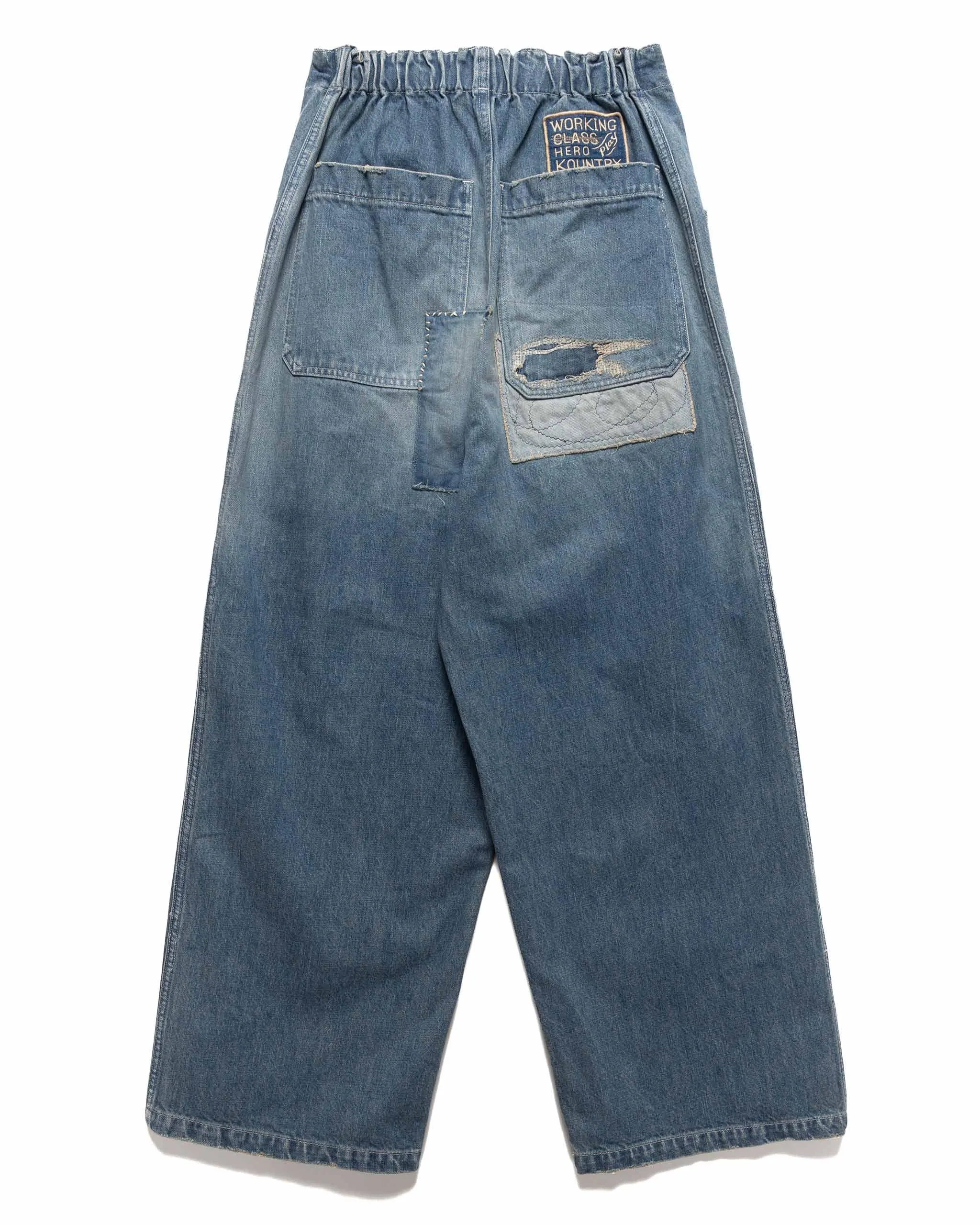 14oz Denim W-Knee EASY Baggy Pants (DIXIE LUMBER Remake) PRO