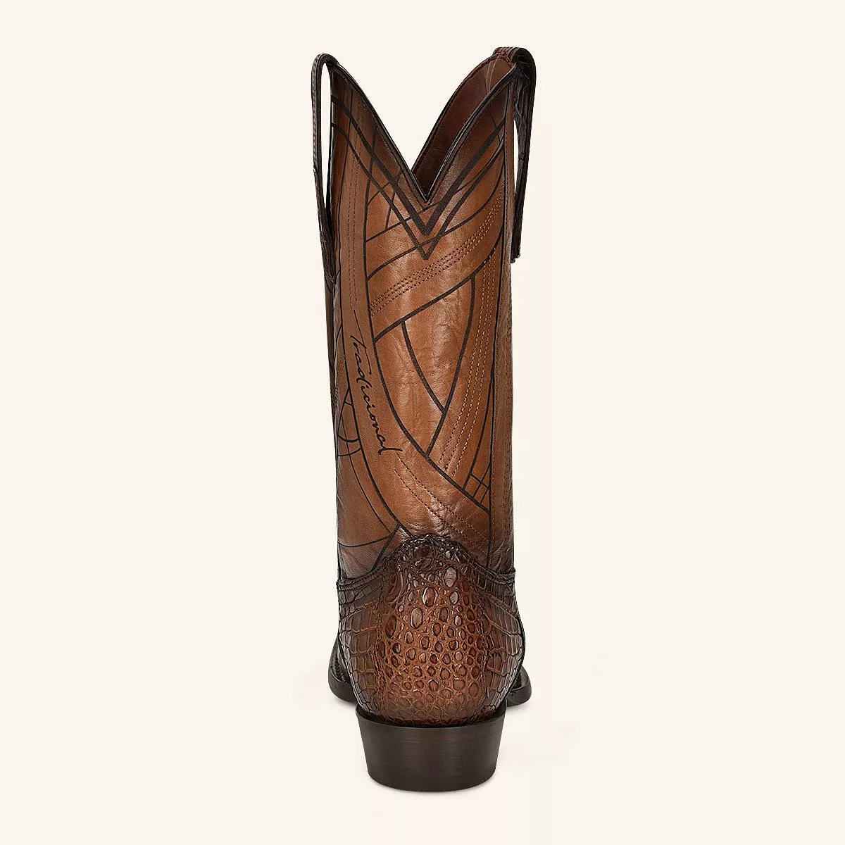 1J2PMB - Cuadra brown western cowboy moreleti leather boots for men