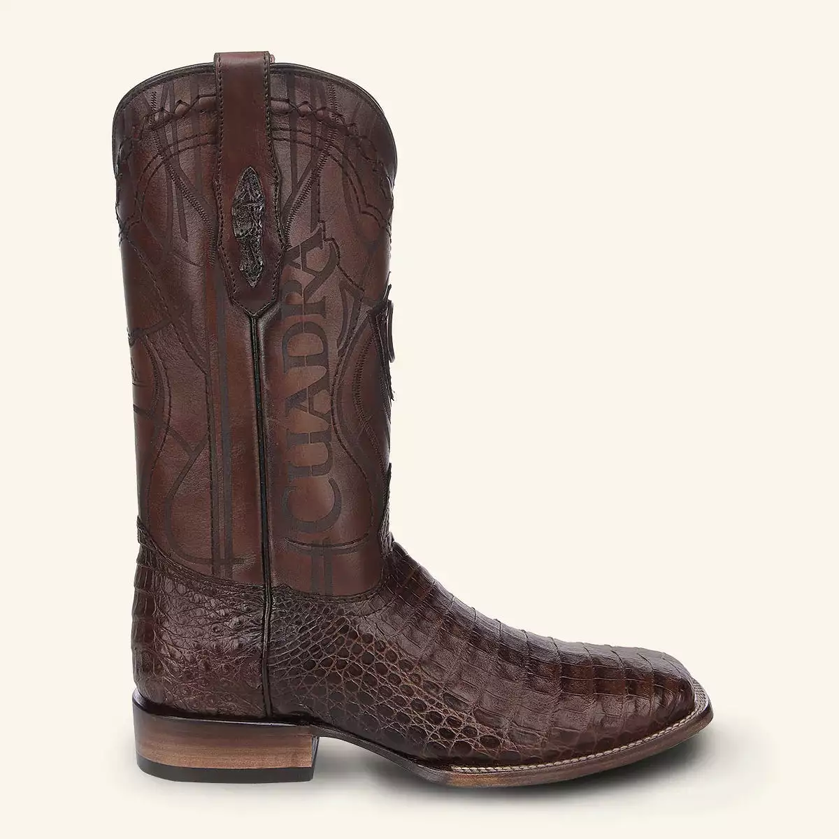 3Z2LFY - Cuadra honey cowboy rodeo caiman leather boots for men