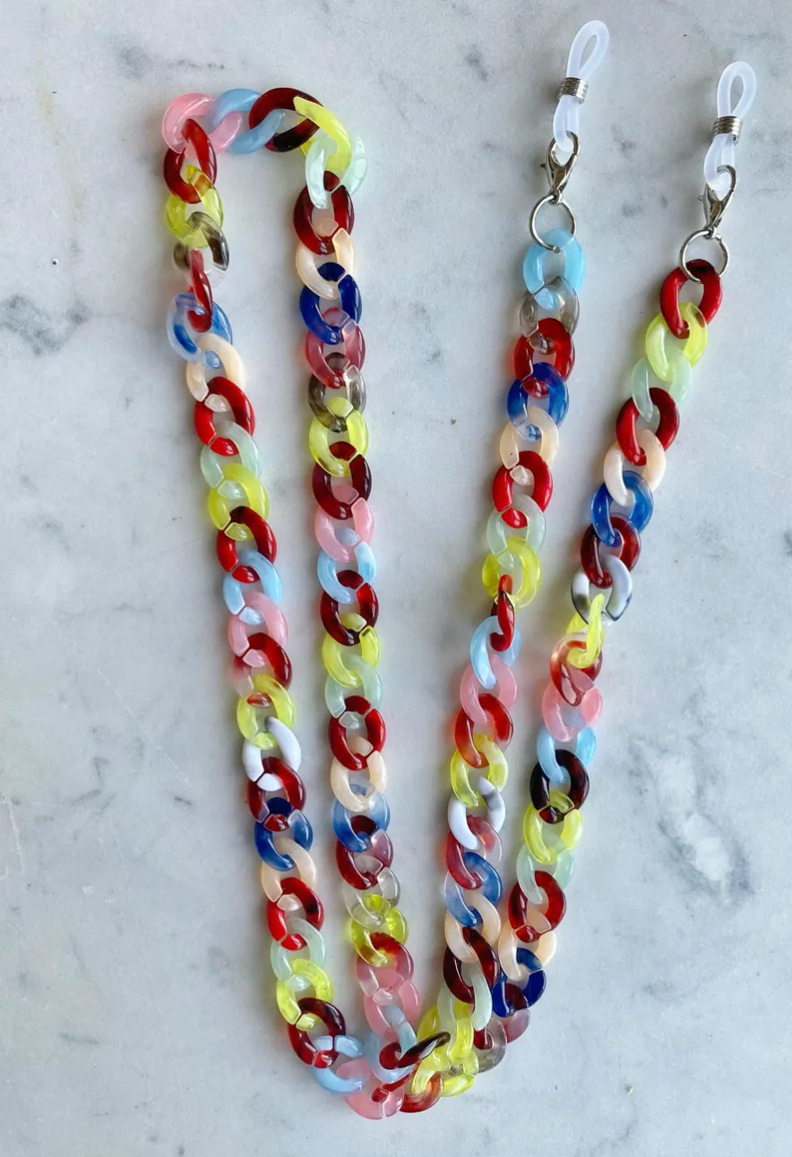 Acrylic Chunky Link Mask Chains