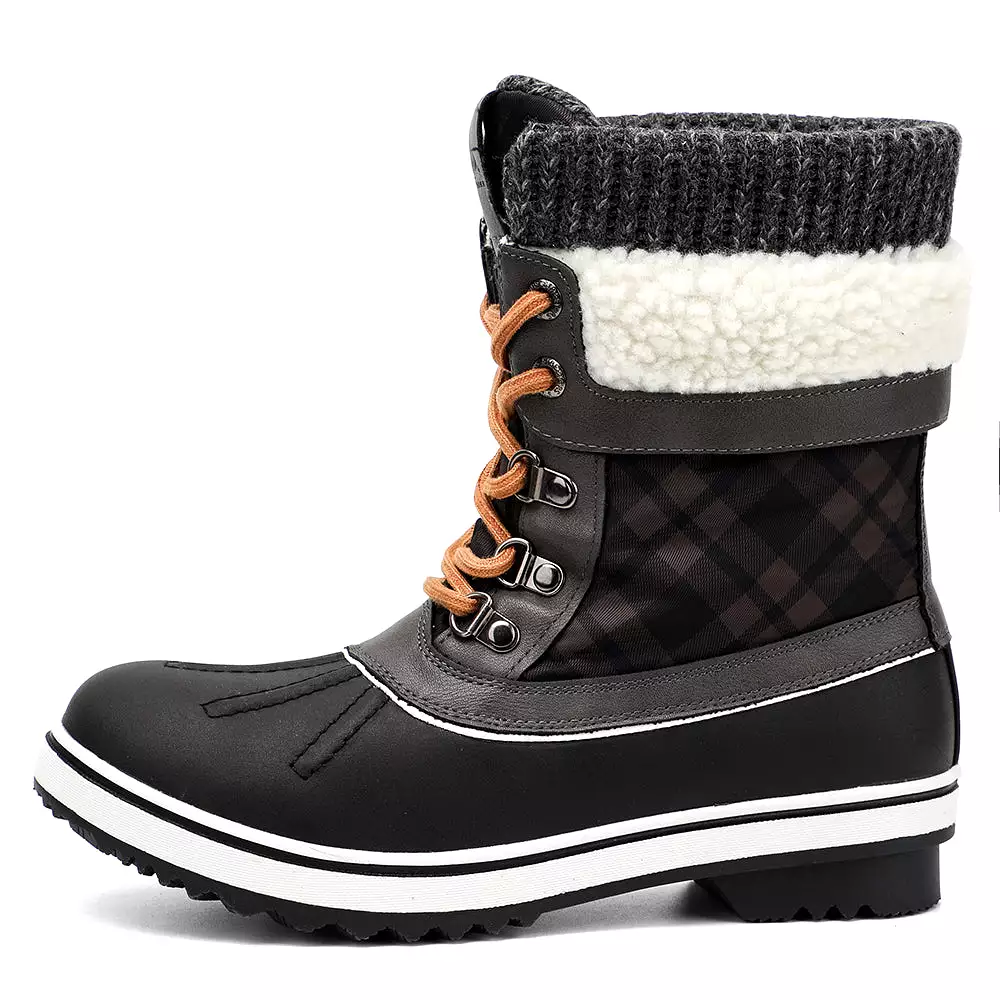 Aleader Women's Fashion Waterproof Winter Snow Boots