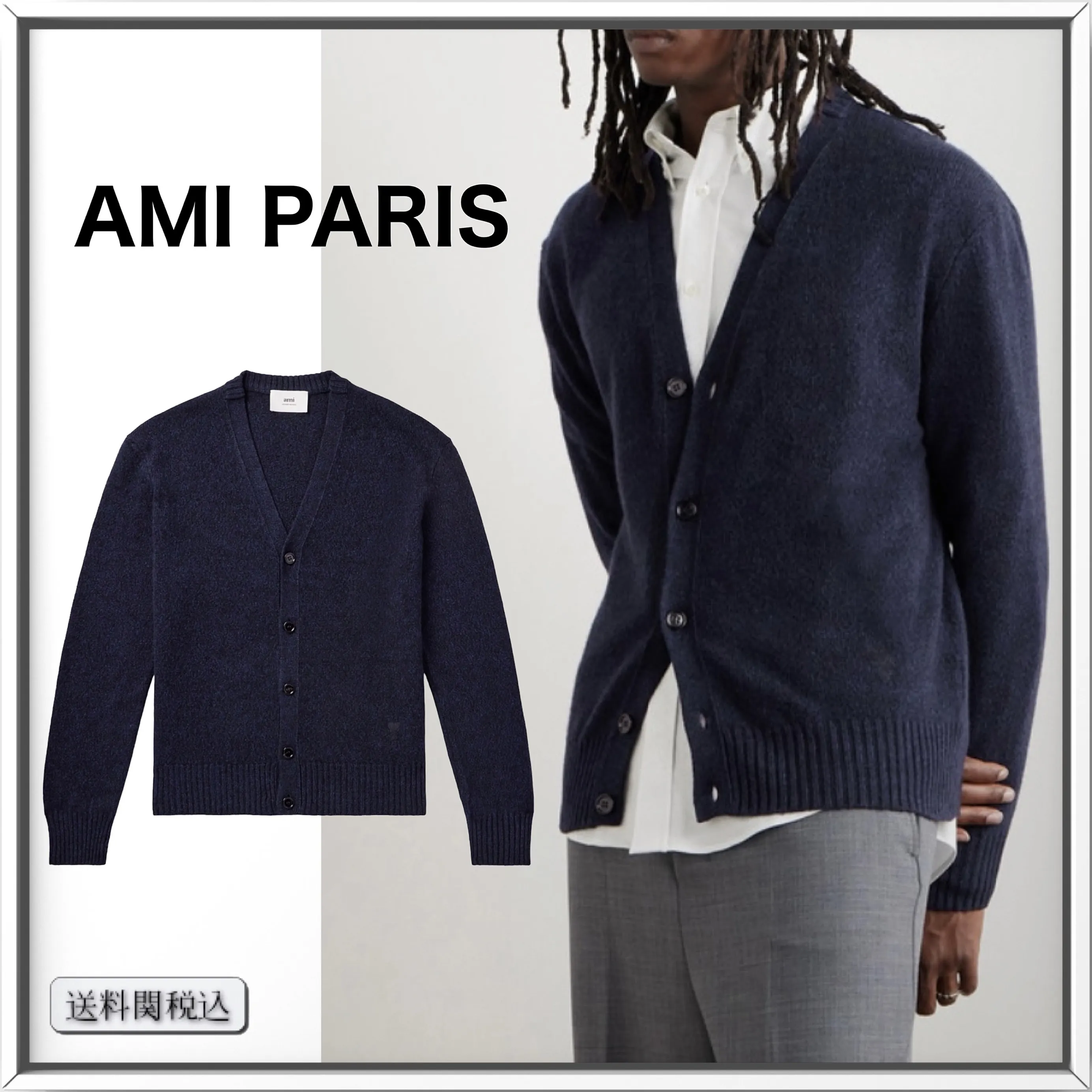 AMI PARIS  |Logo Designers Cardigans