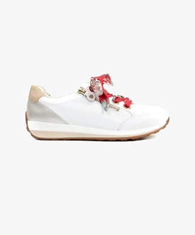 Ara Osaka High Soft White Sneakers