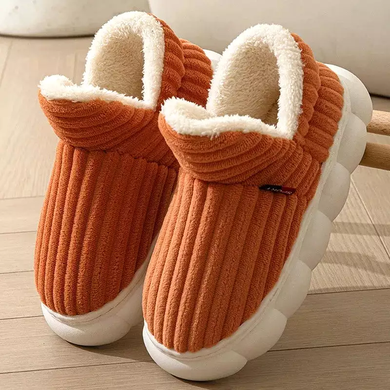 Ashore Shop 2023 Women Winter Boots Slippers Thickening Plush Warm Snow Boot