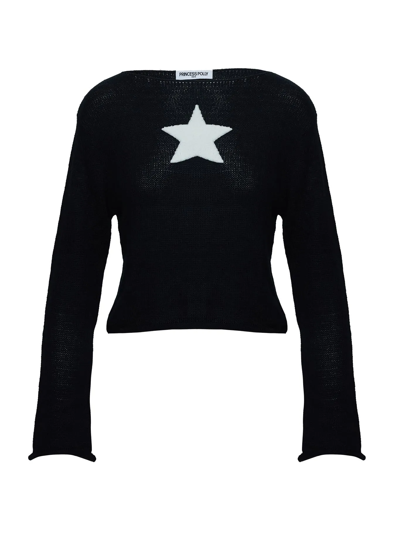 Big Star Knit Sweater Black