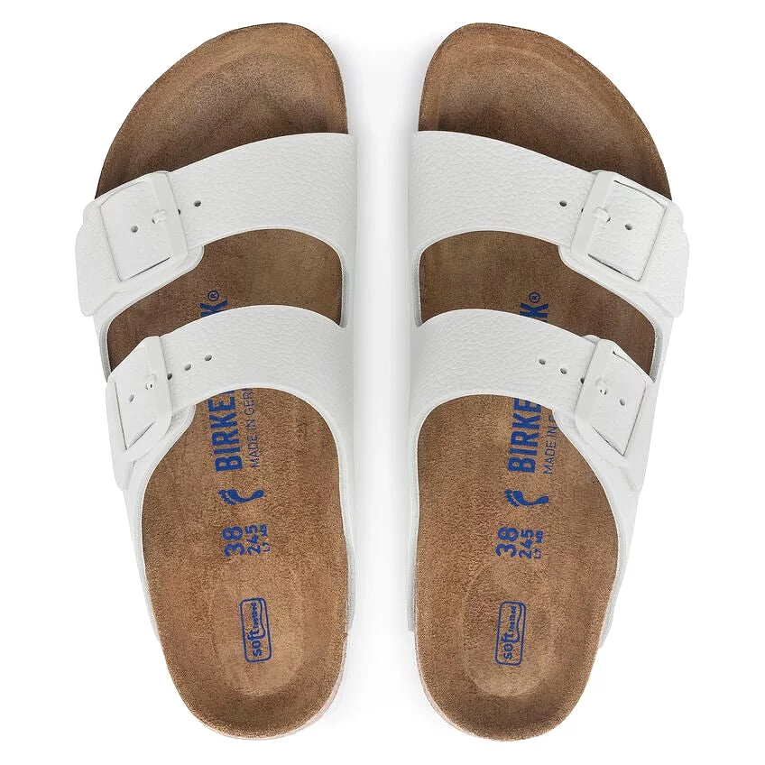 Birkenstock Arizona Soft Footbed - White Leather