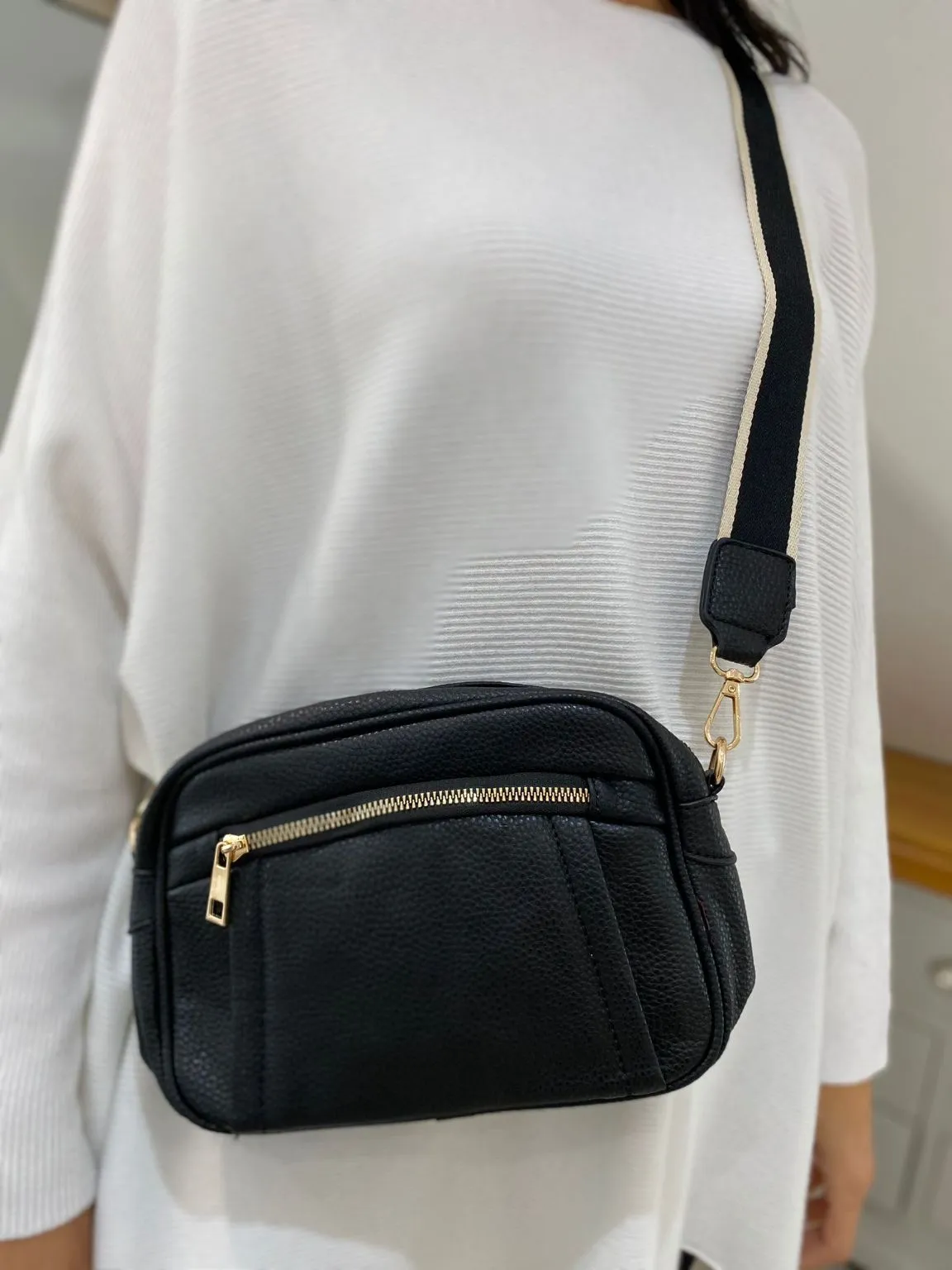 Black Faux Clutch Bag