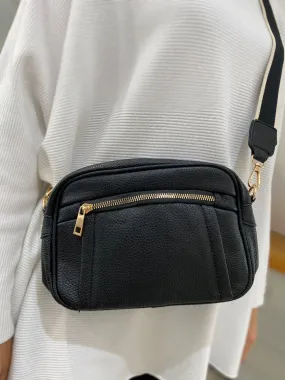 Black Faux Clutch Bag