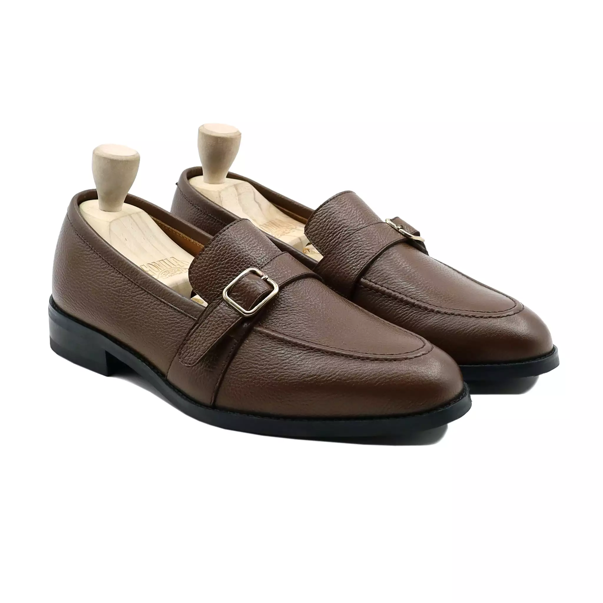 BRASILIA - BROWN PEBBLE GRAIN LOAFER