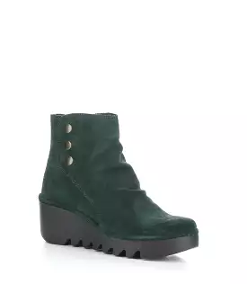 BROM344FLY 002 GREEN FOREST Round Toe Boots