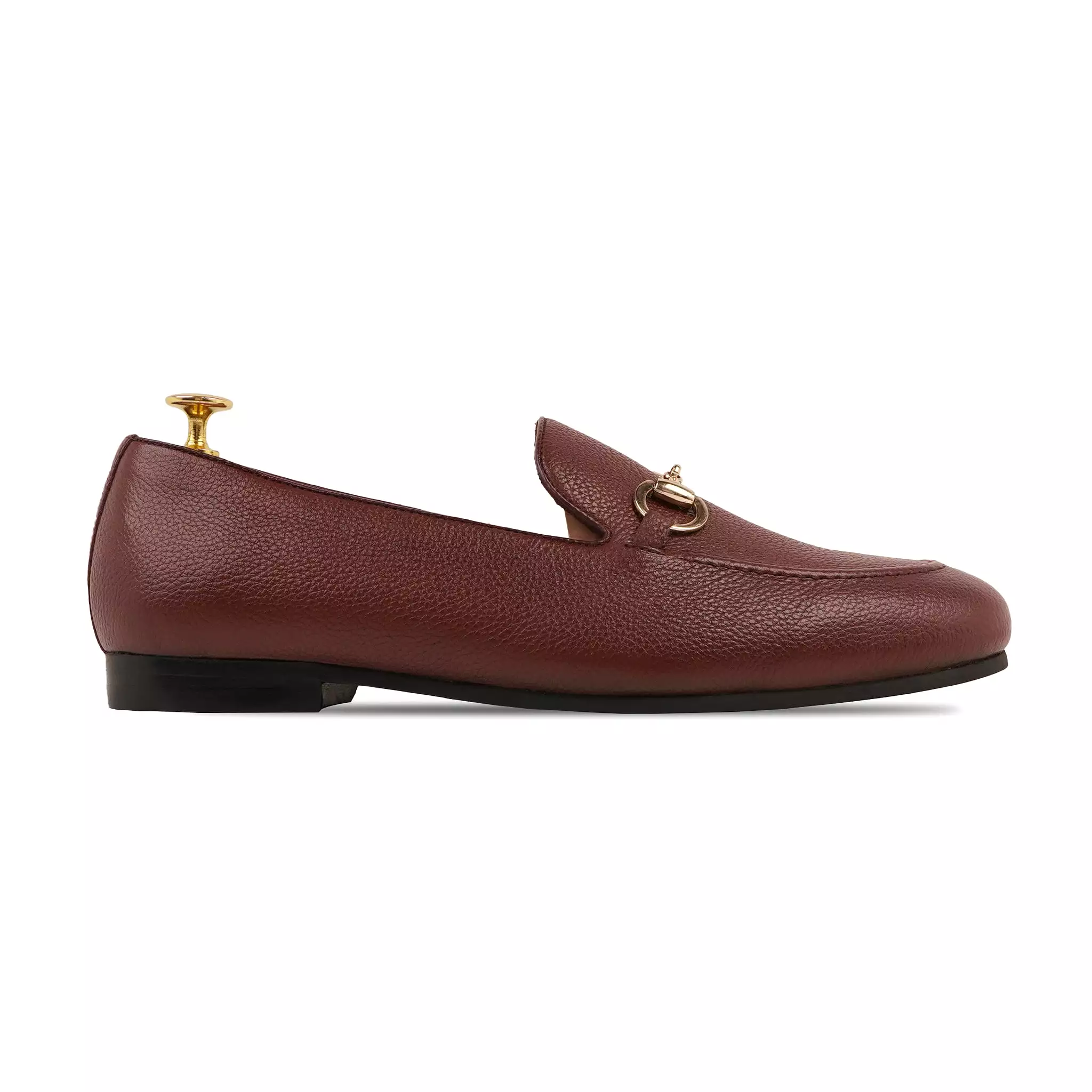 BYRON - OXBLOOD PEBBLE GRAIN LOAFER