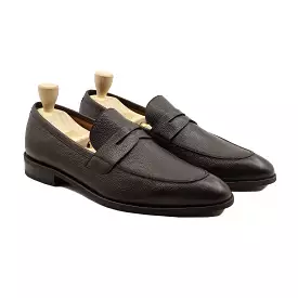 CAMPANIA - DARK BROWN PEBBLE GRAIN LOAFER