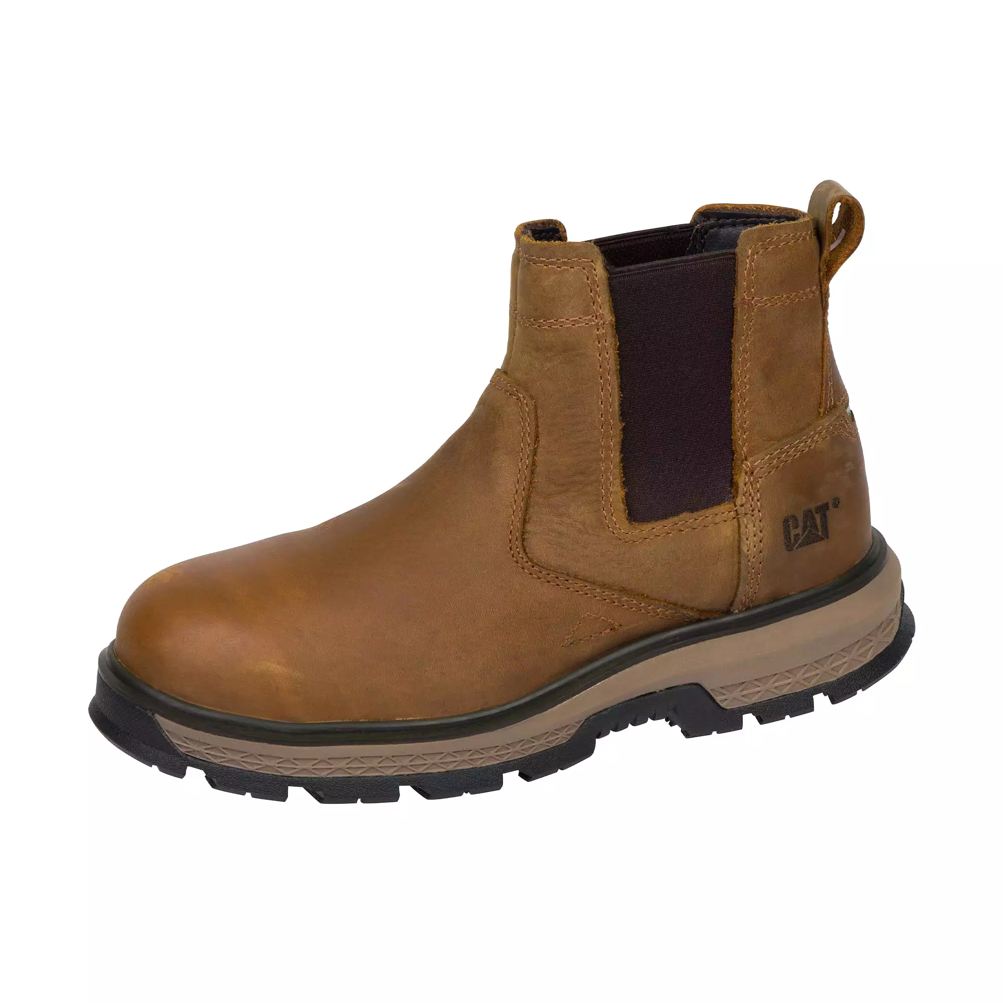 Caterpillar Exposition Chelsea Alloy Toe Pyramid Brown