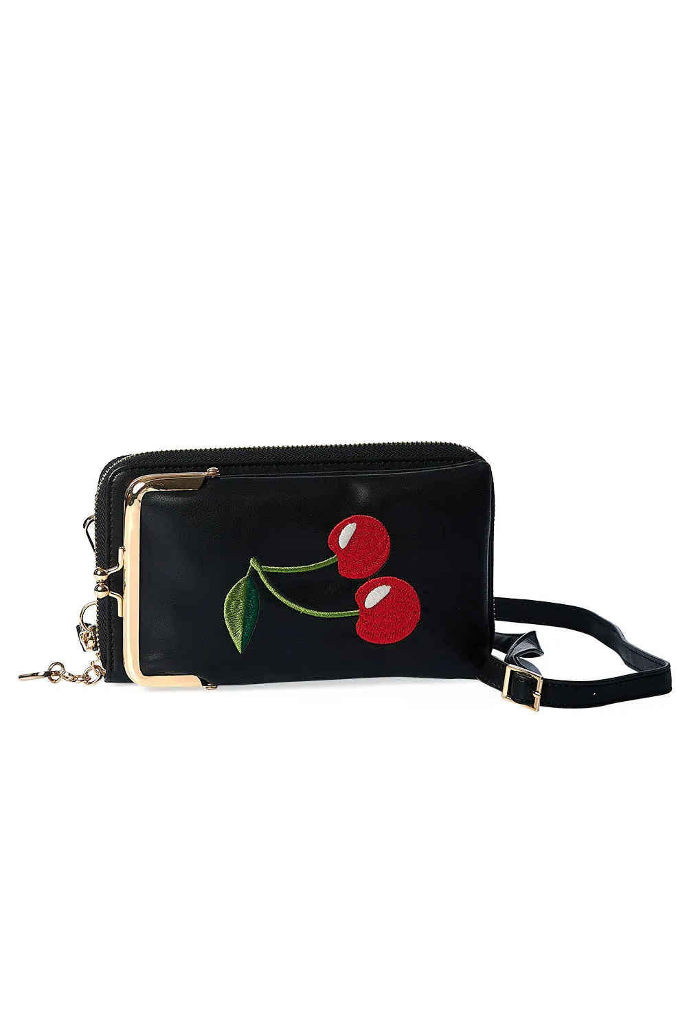 CHERRY PIE CROSS BODY PHONE BAG