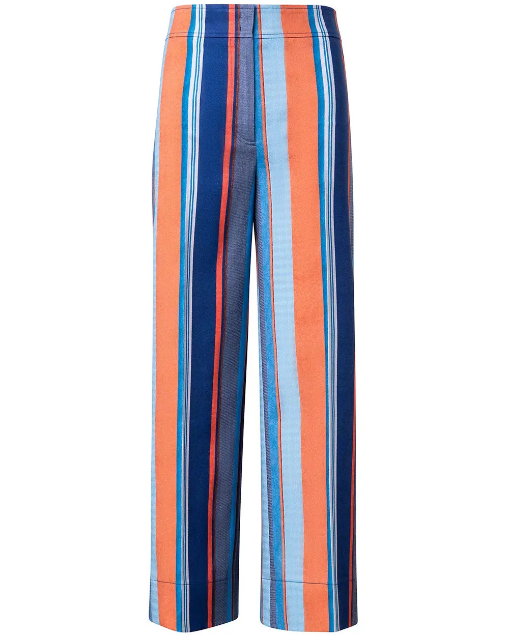 Chieko Wide Leg Jean in Parasol Stripe