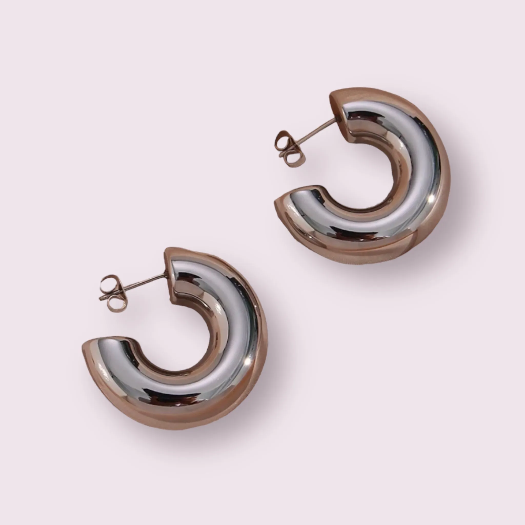 Chunky Hoop Earrings