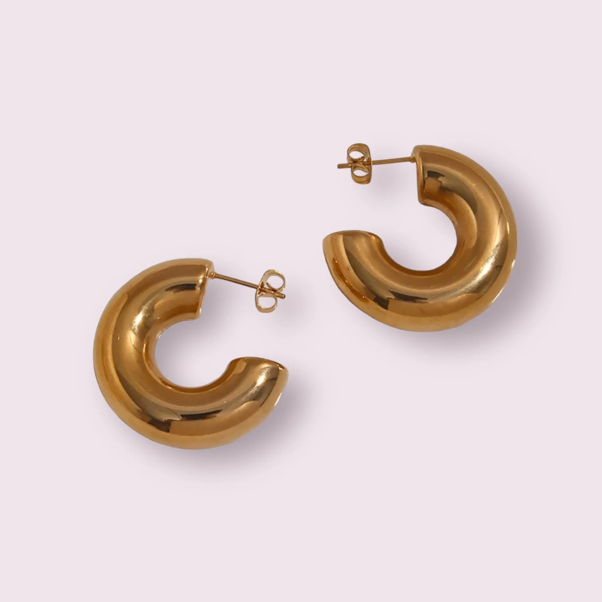 Chunky Hoop Earrings