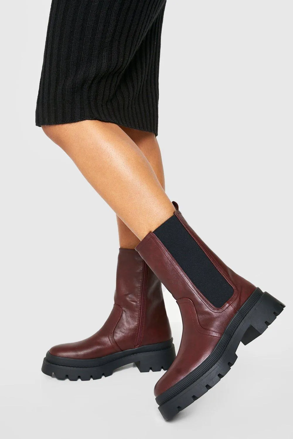 Chunky Rand Chelsea Boots