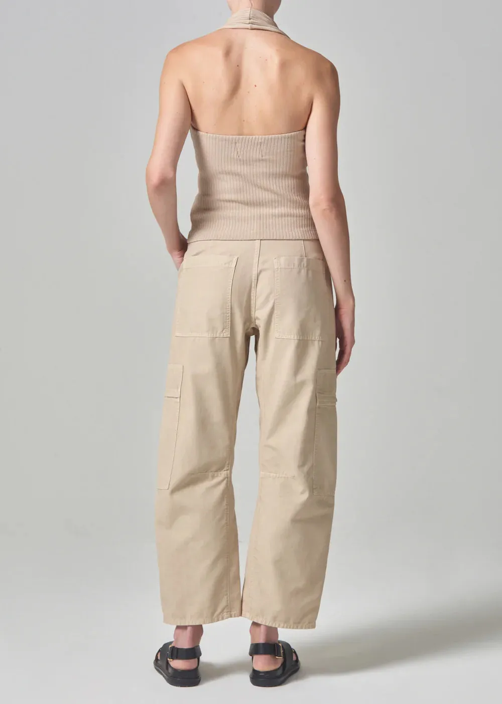 Citizens of Humanity Marcelle Low Slung Cargo Pants in Tao Sand