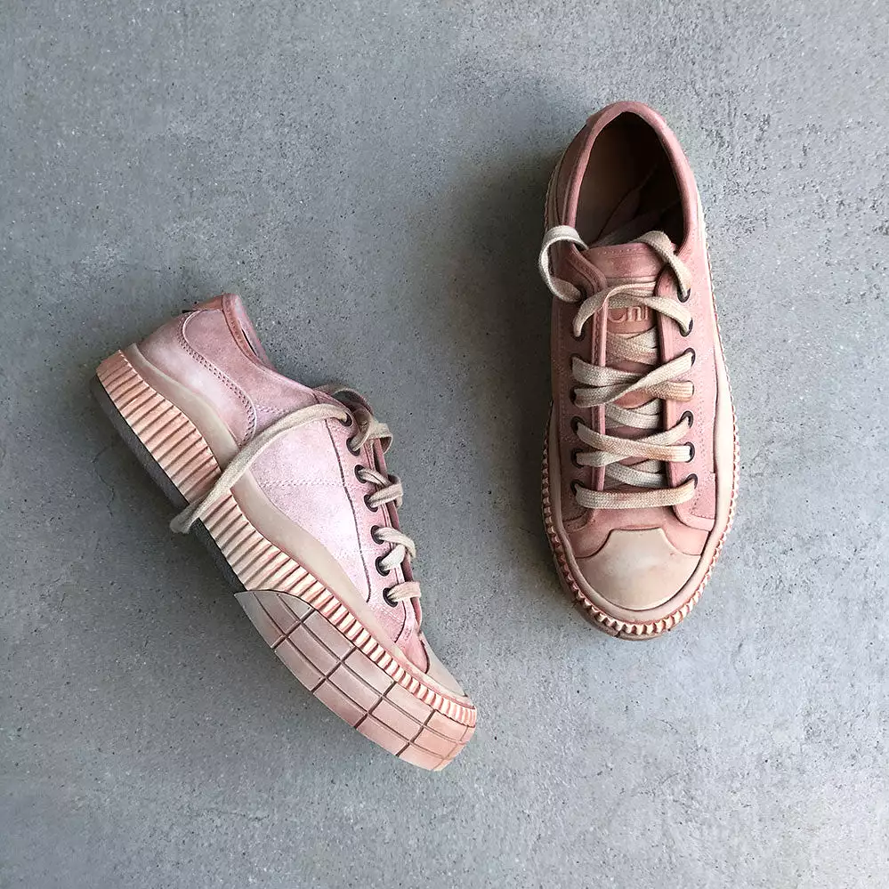 Clint Tumble Sneakers, Delicate Pink