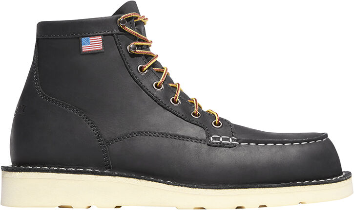 Danner Men's Black Bull Run Moc Toe Work Boot