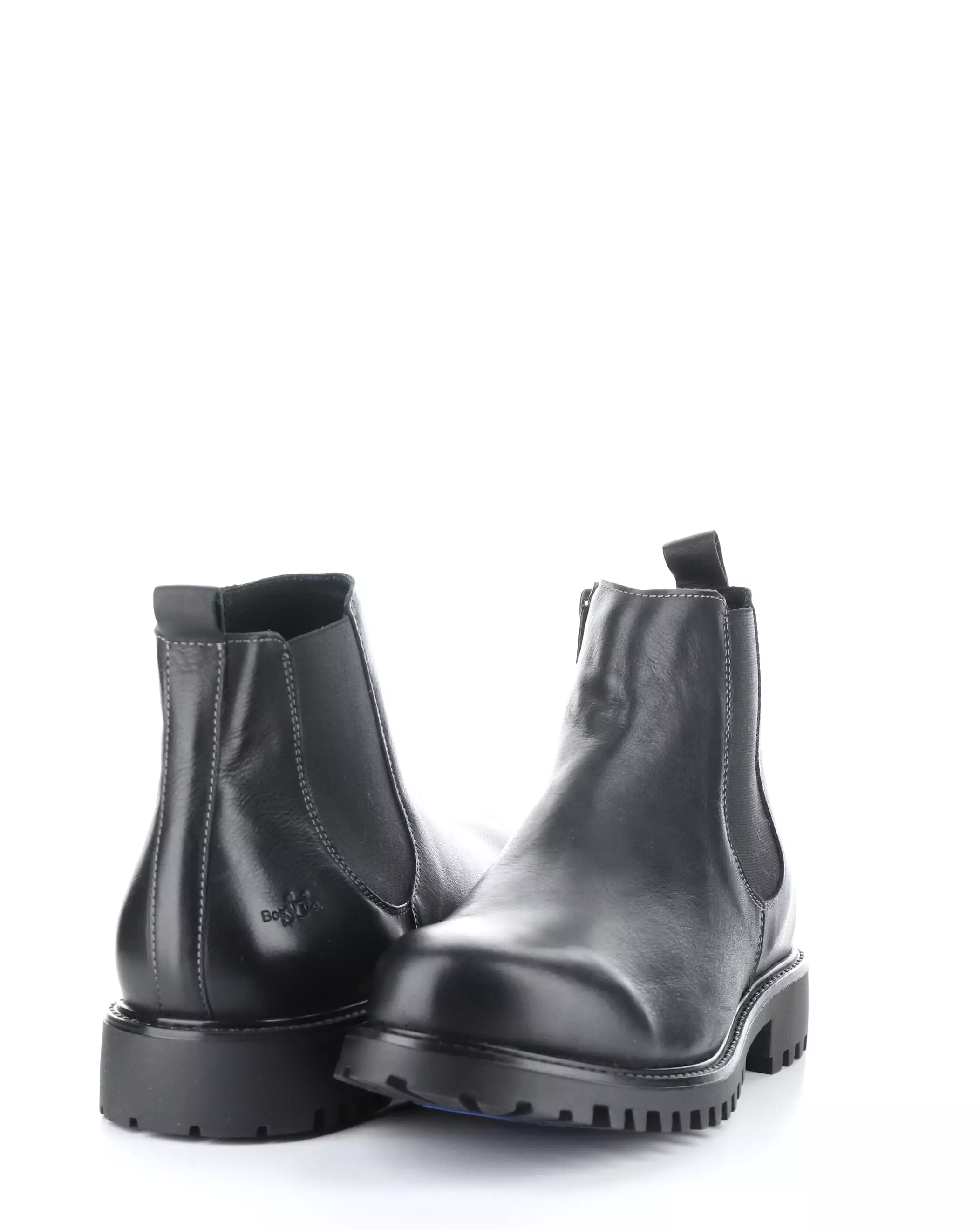 DAX BLACK Round Toe Boots