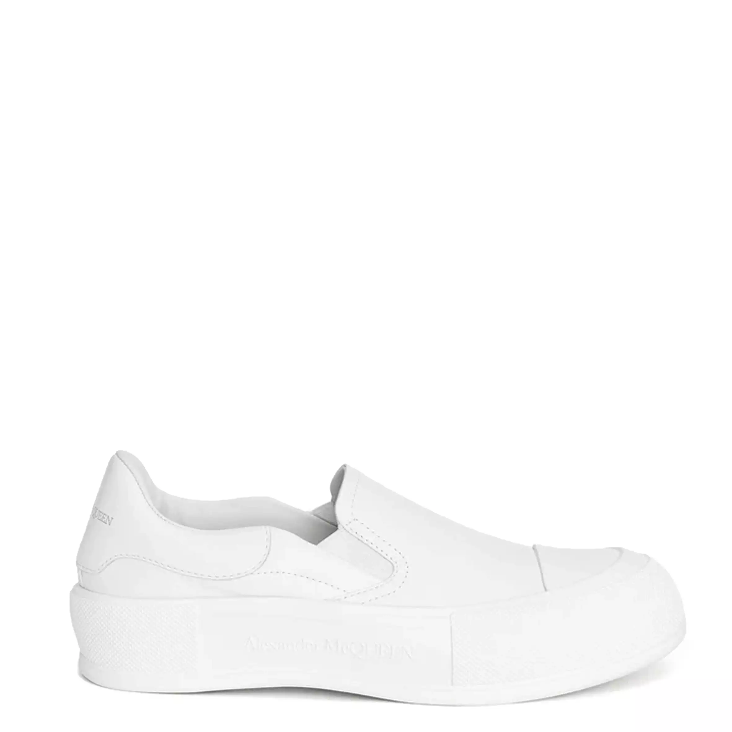 Deck Plimsoll Sneakers, Optic White