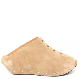 Demonstrate Women's Wooden Suede Clog