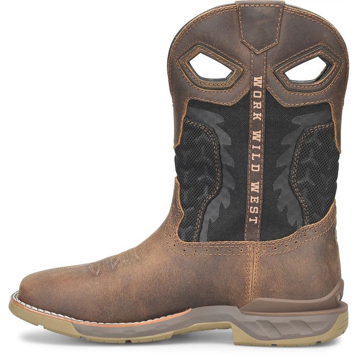 Double H Men's Zenon Waterproof Western Boot in Brown