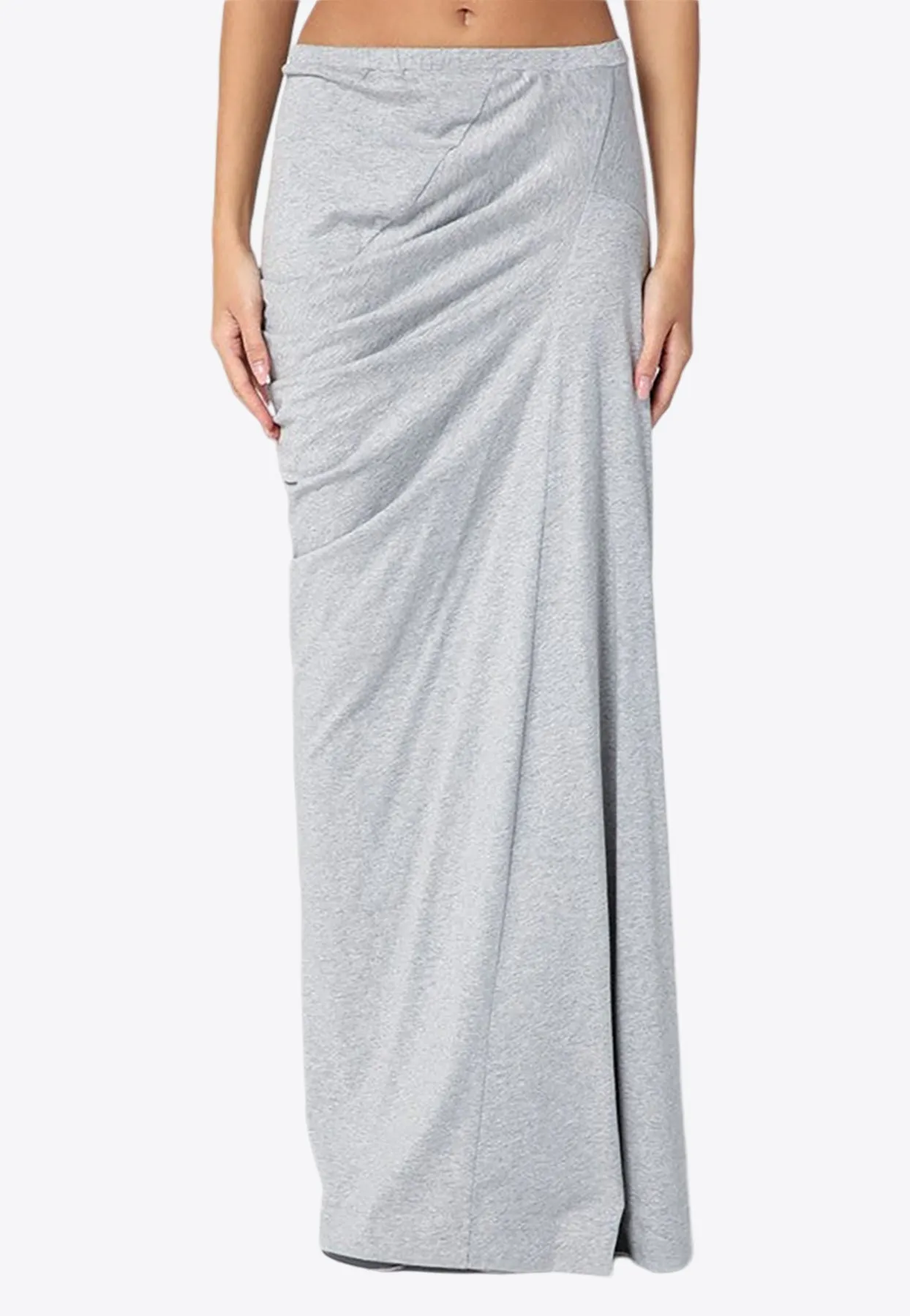 Draped Maxi Skirt