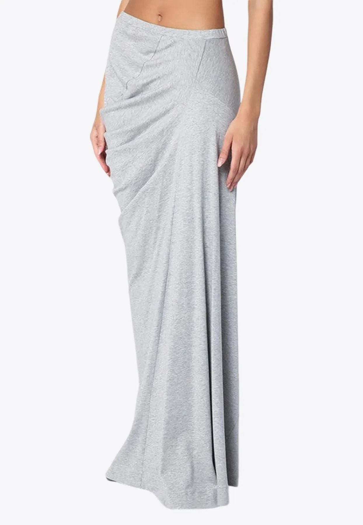 Draped Maxi Skirt