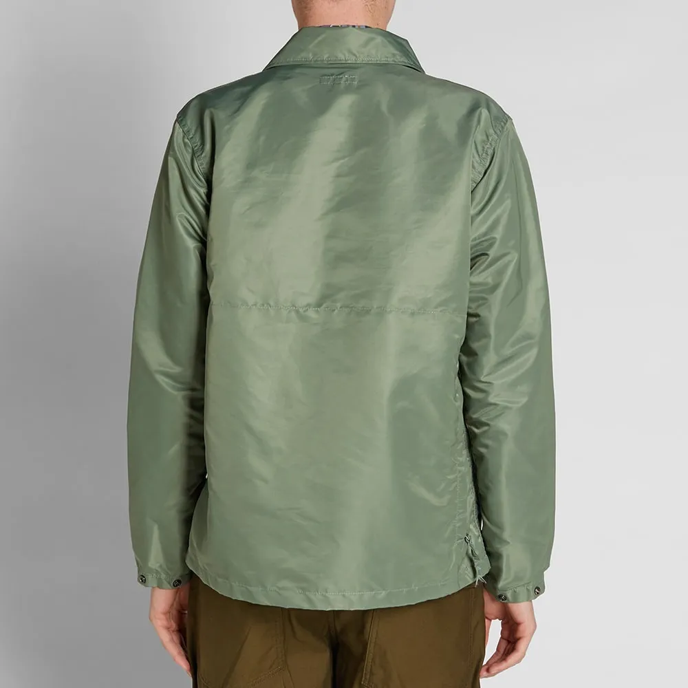 Engineered Garments Ground JacketOlive Flight Sateen