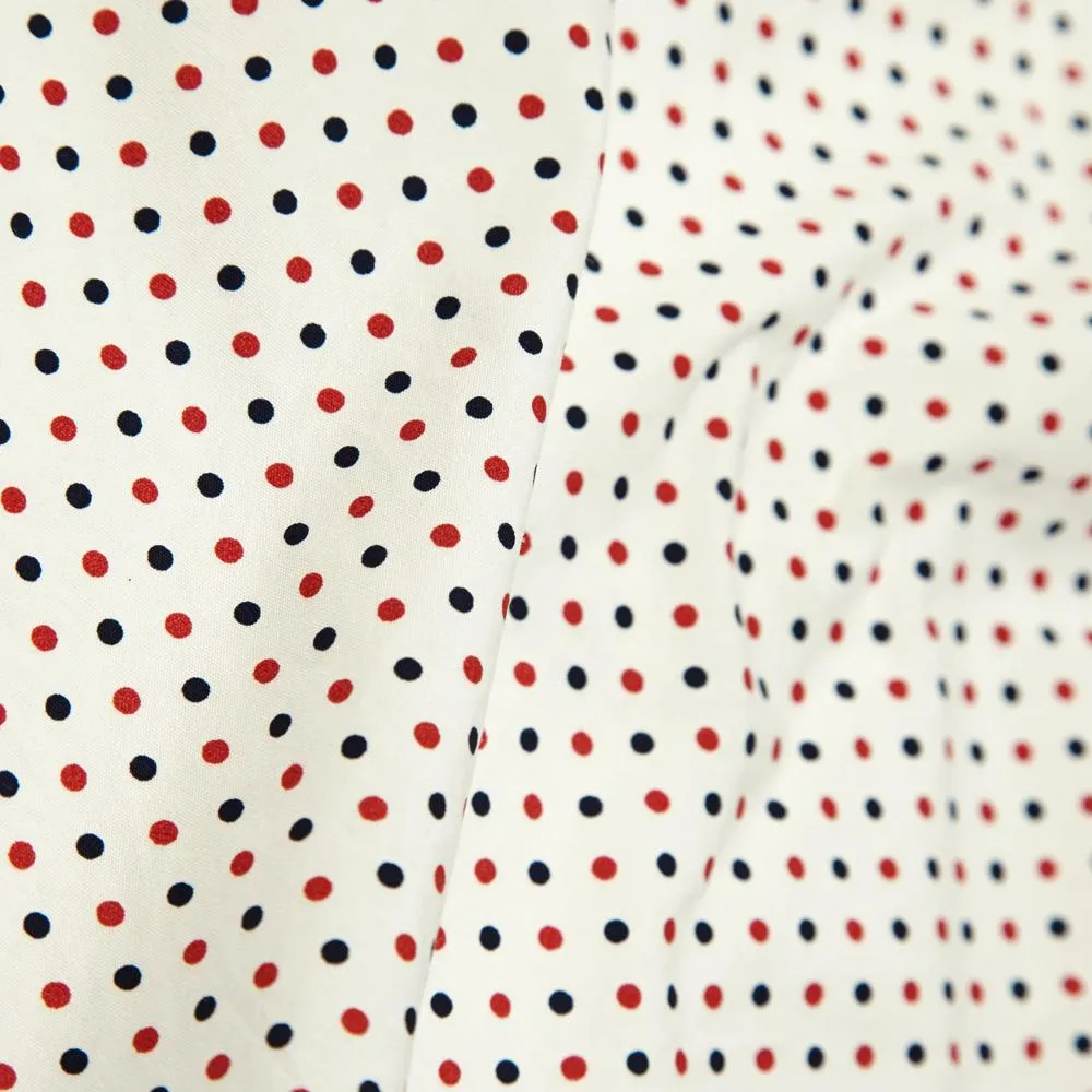 Engineered Garments Mini Pocket SqaureWhite Polka Dot