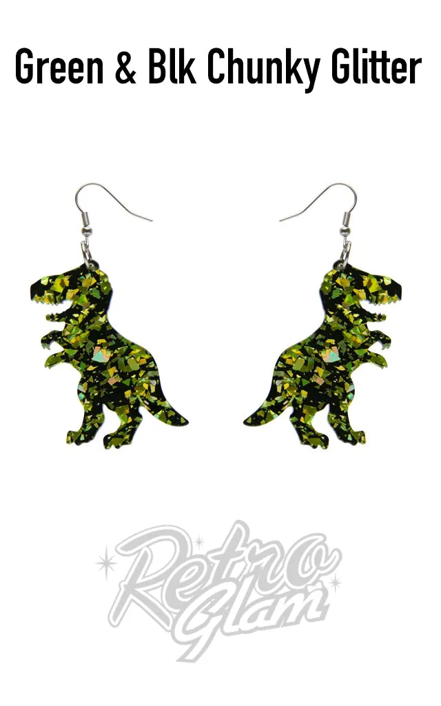 Erstwilder Dinosauria Essentials Tyrannosaurus Drop Earrings - Assorted Colours