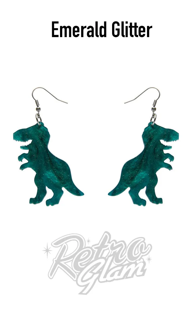 Erstwilder Dinosauria Essentials Tyrannosaurus Drop Earrings - Assorted Colours