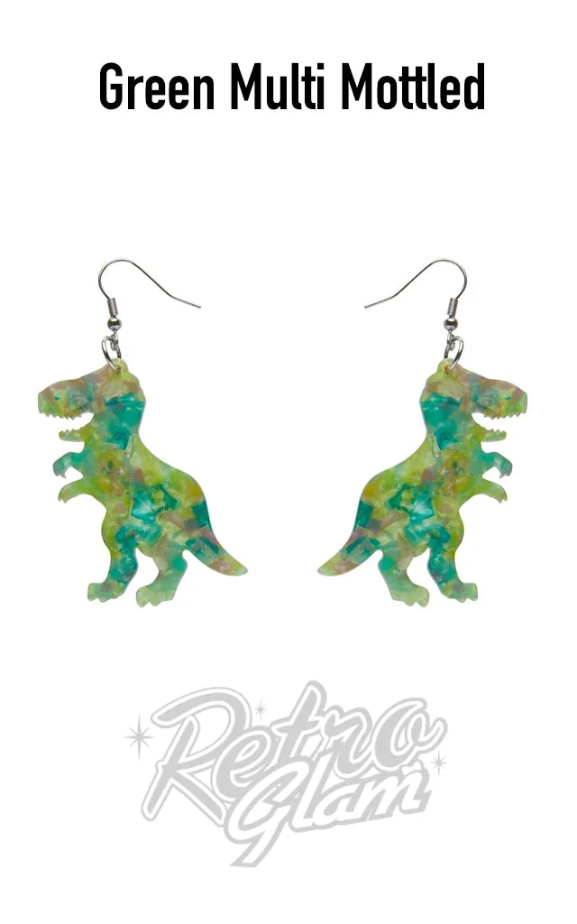 Erstwilder Dinosauria Essentials Tyrannosaurus Drop Earrings - Assorted Colours