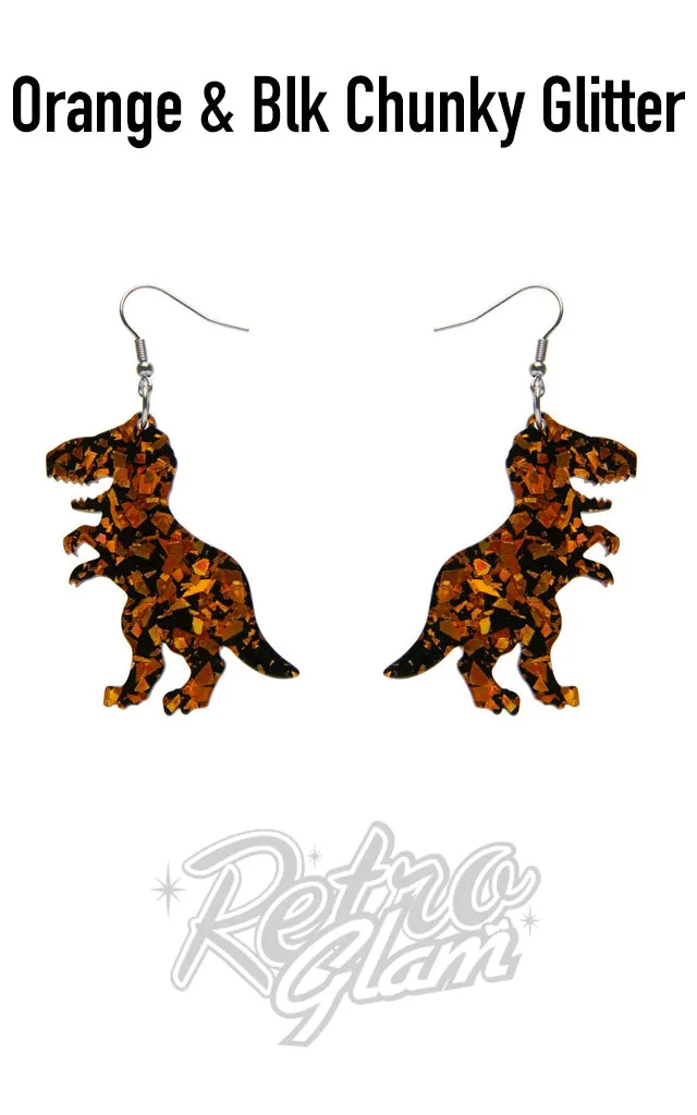 Erstwilder Dinosauria Essentials Tyrannosaurus Drop Earrings - Assorted Colours