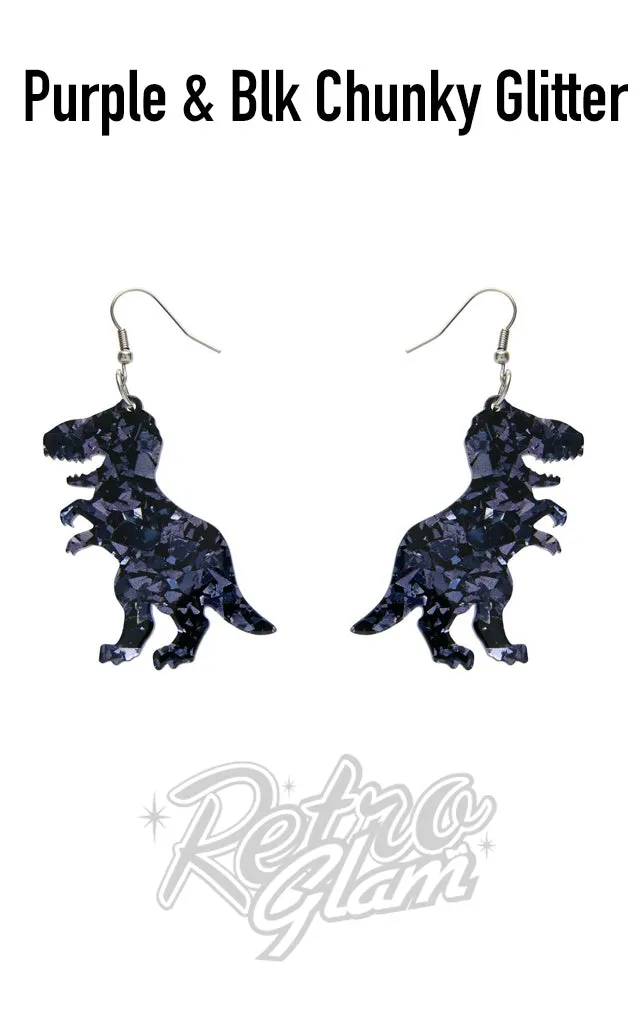 Erstwilder Dinosauria Essentials Tyrannosaurus Drop Earrings - Assorted Colours