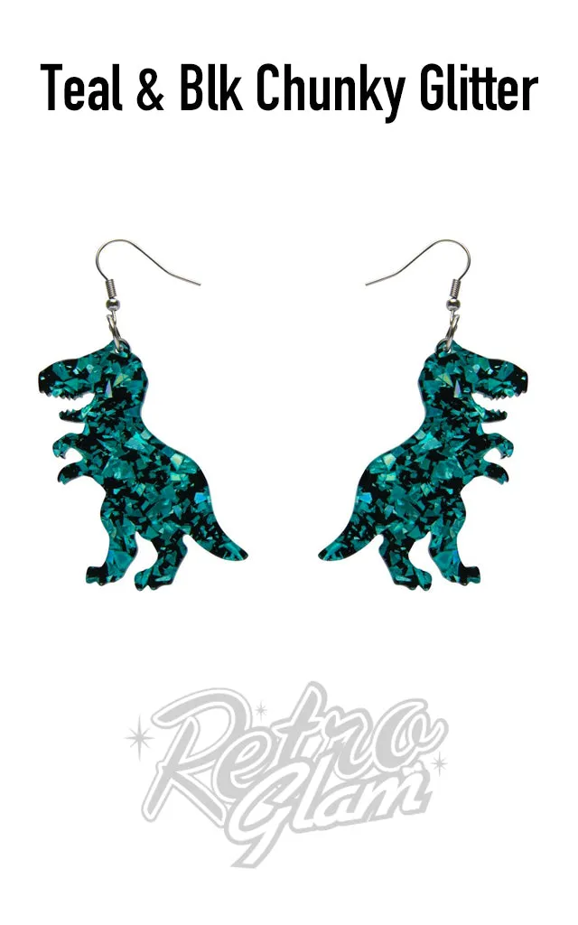 Erstwilder Dinosauria Essentials Tyrannosaurus Drop Earrings - Assorted Colours