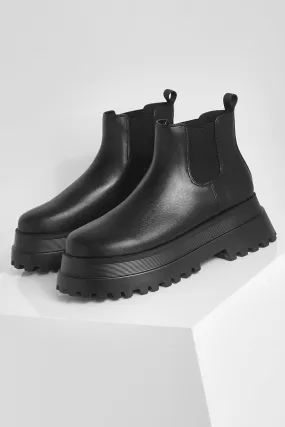 Extreme Chunky Chelsea Ankle Boots