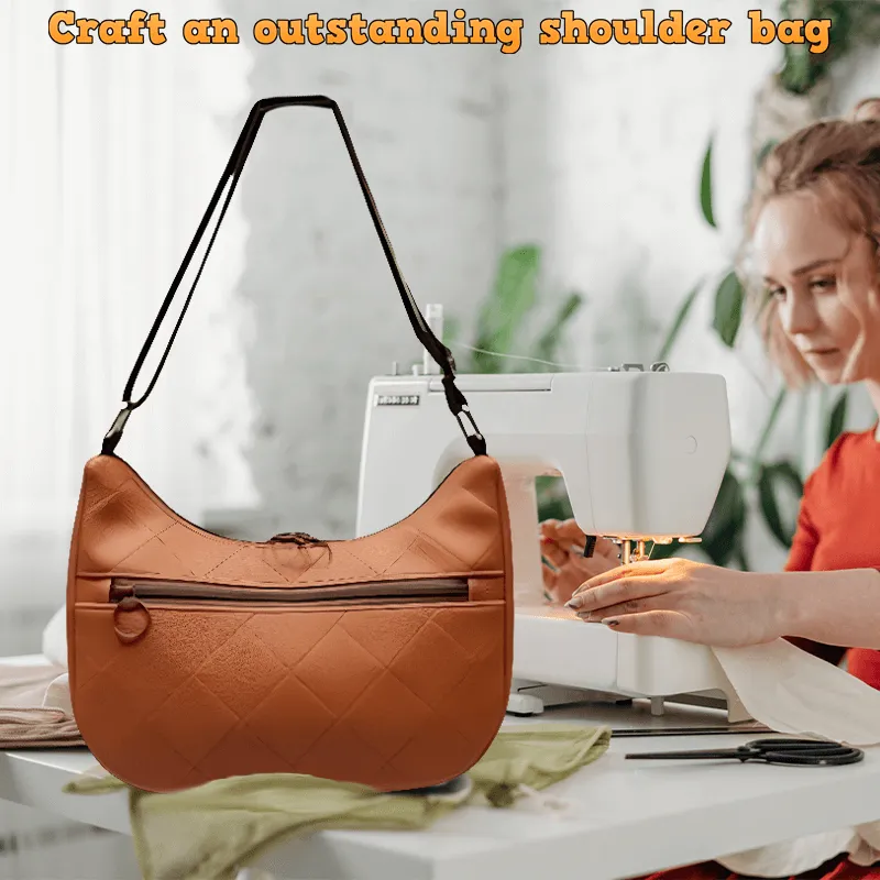 Faux Leather Shoulder Bag PDF Download Pattern (3 sizes included)