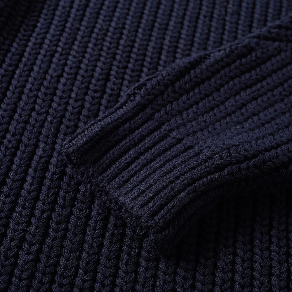 Folk Chunky Direction Crew KnitNavy