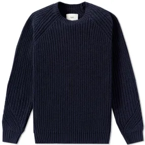 Folk Chunky Direction Crew KnitNavy