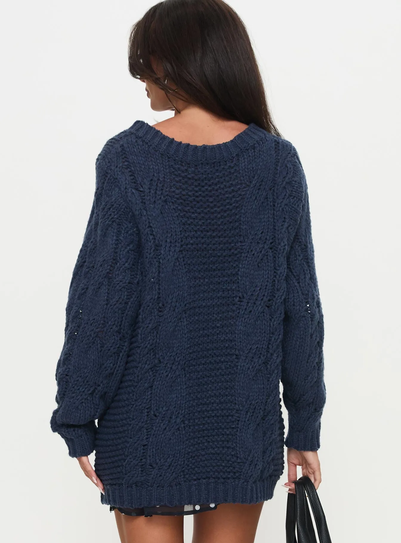 Gabrieal Knit Sweater Navy