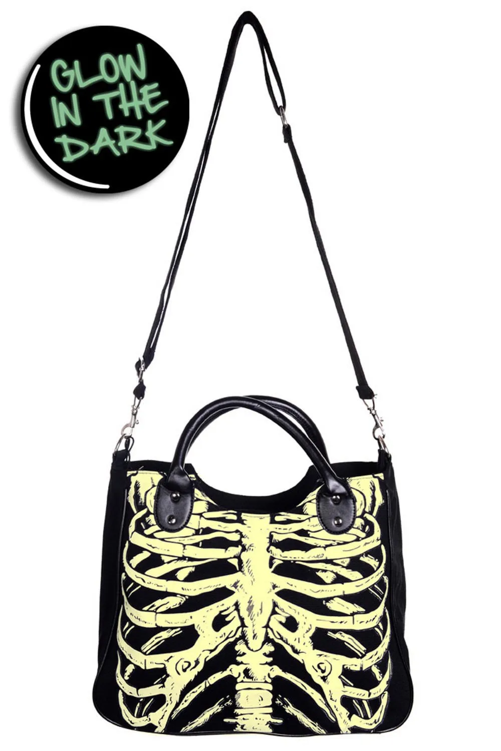 Glow In The Dark Skeleton Shoulder Bag